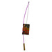 Firebuggz Fish Pole Campfire Hotdog Marshmallow Roaster Stainless Steel 34", Purple