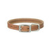 Straight Collar Leather - Russett, 3/4" x 15"