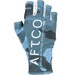 AFTCO Solago Sun Gloves Blue Camo L