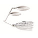 Terminator Pro Series Double Willow Spinnerbait 1/2oz Silver Shiner Nickel