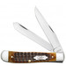 Case XX Corn Cob Jigged Antique Bone Trapper Stainless Pocket Knife, 52832