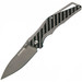 SCHRADE LINER LOCK KNIFE CARBON FIBER (2.75" GRAY) SCH706