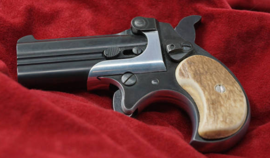 derringers for sale, derringer pistols, derringer store, derringer on red background