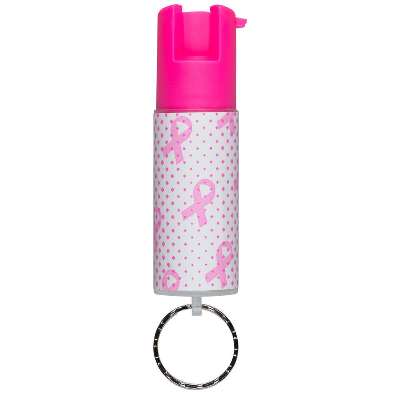 SABRE Pepper Spray With Key Ring Pink - Fin Feather Fur Outfitters