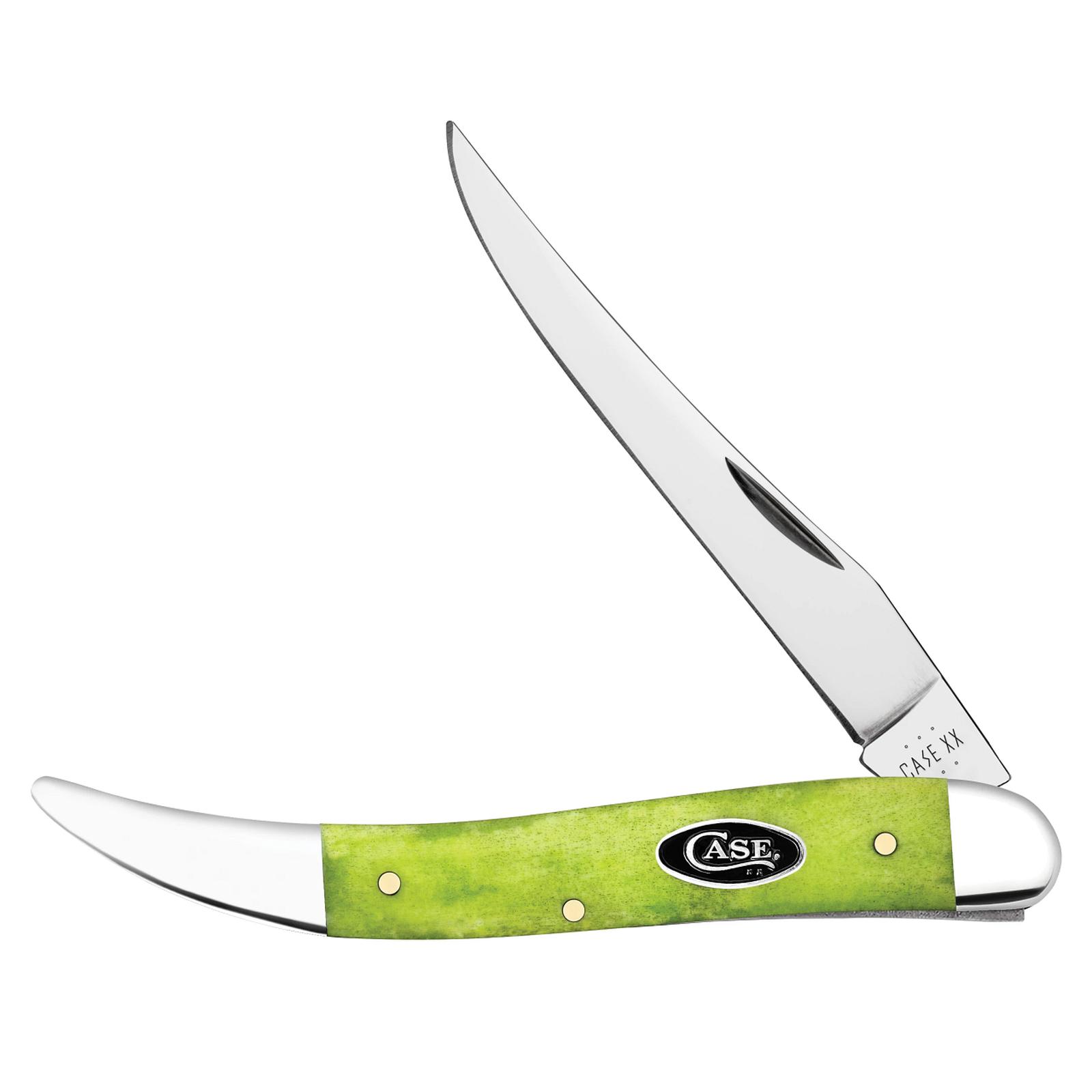 Case XX Medium Toothpick Green Apple Bone 53031 Stainless