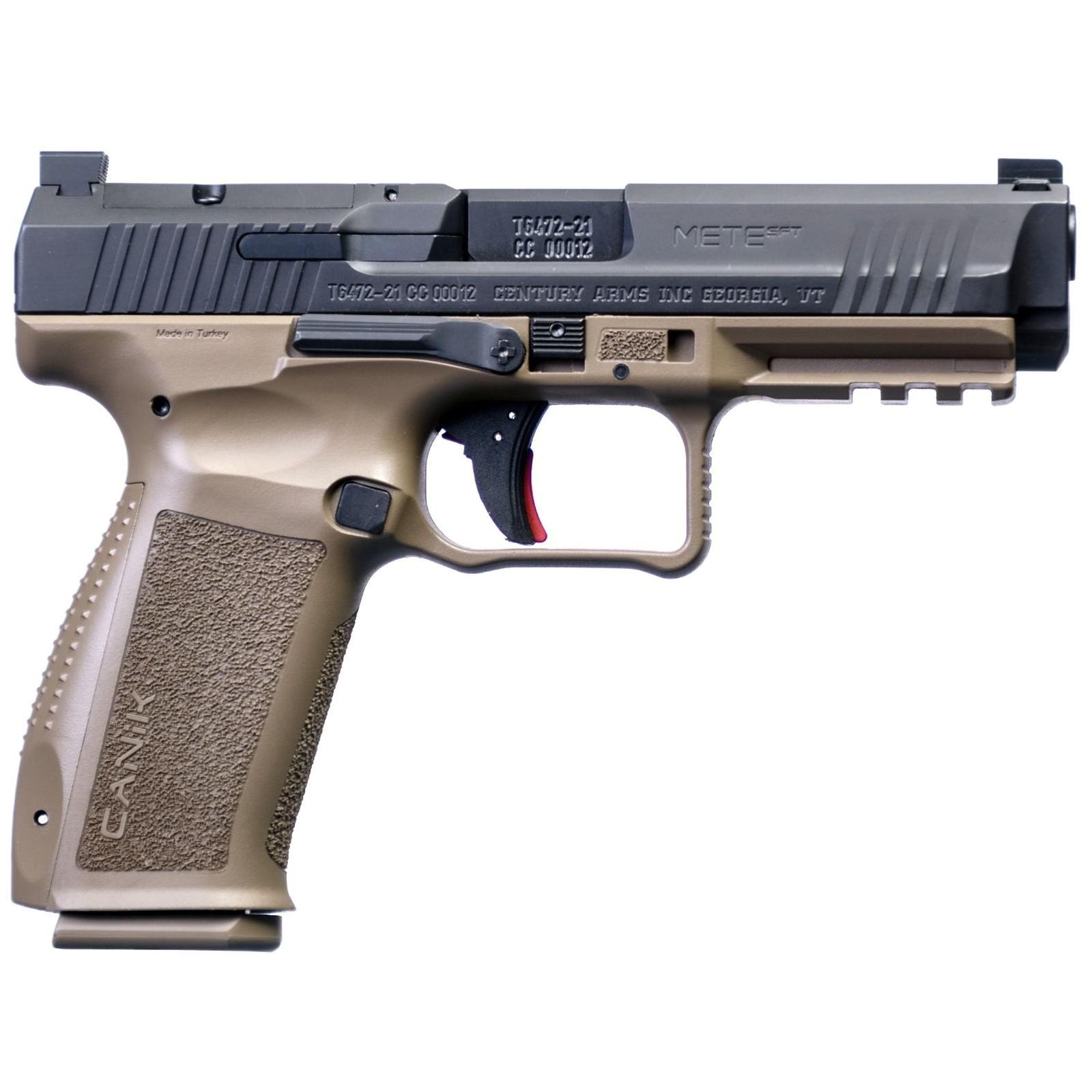 Canik METE SFT 9MM Semi Auto Black/FDE 4.46