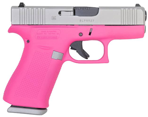 Glock 43X Pink / Stainless 9MM 3.41
