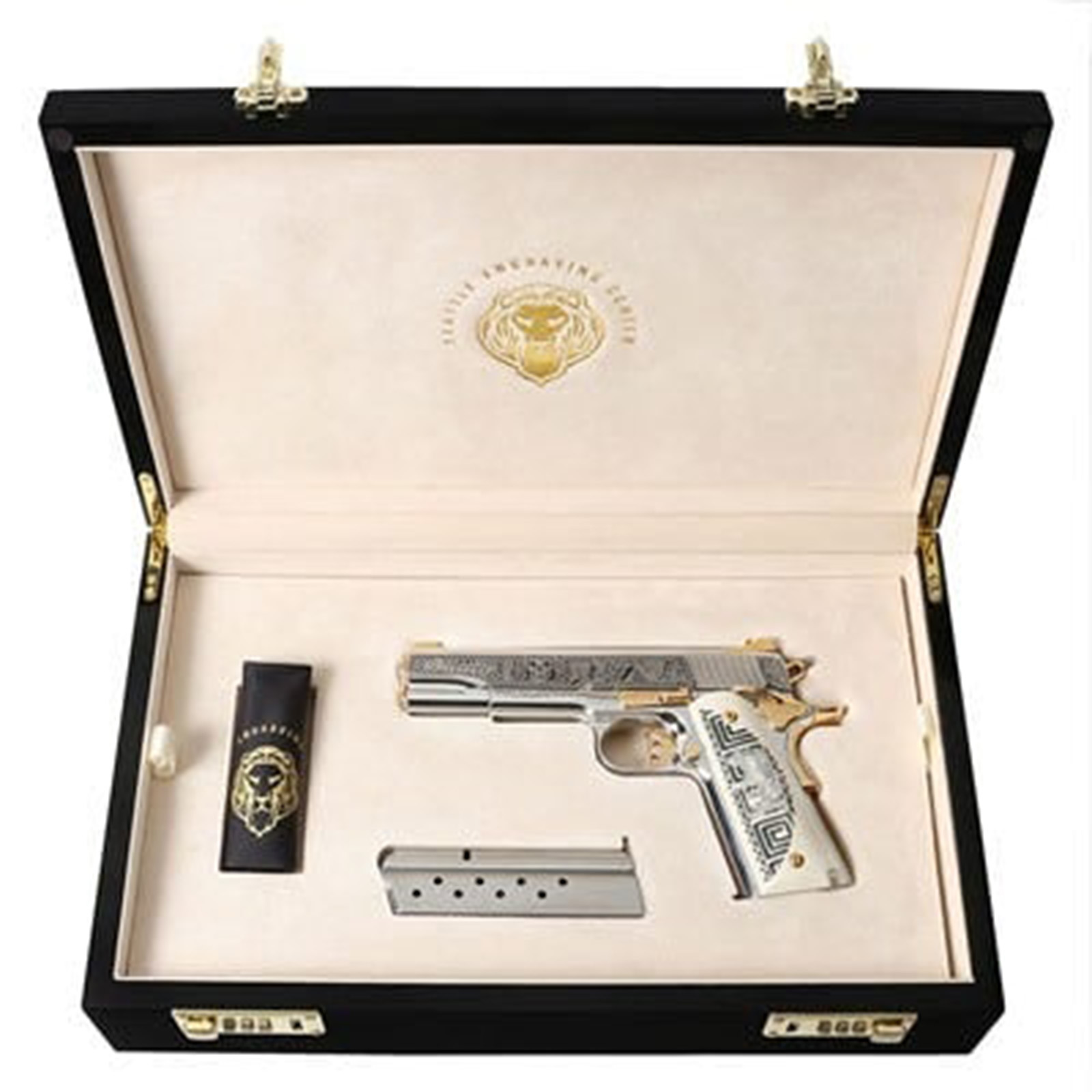 専用ページ　24個 Kimber 1911 Sts Ii Aztec Temple Burst Chrome .38 Super 5.25