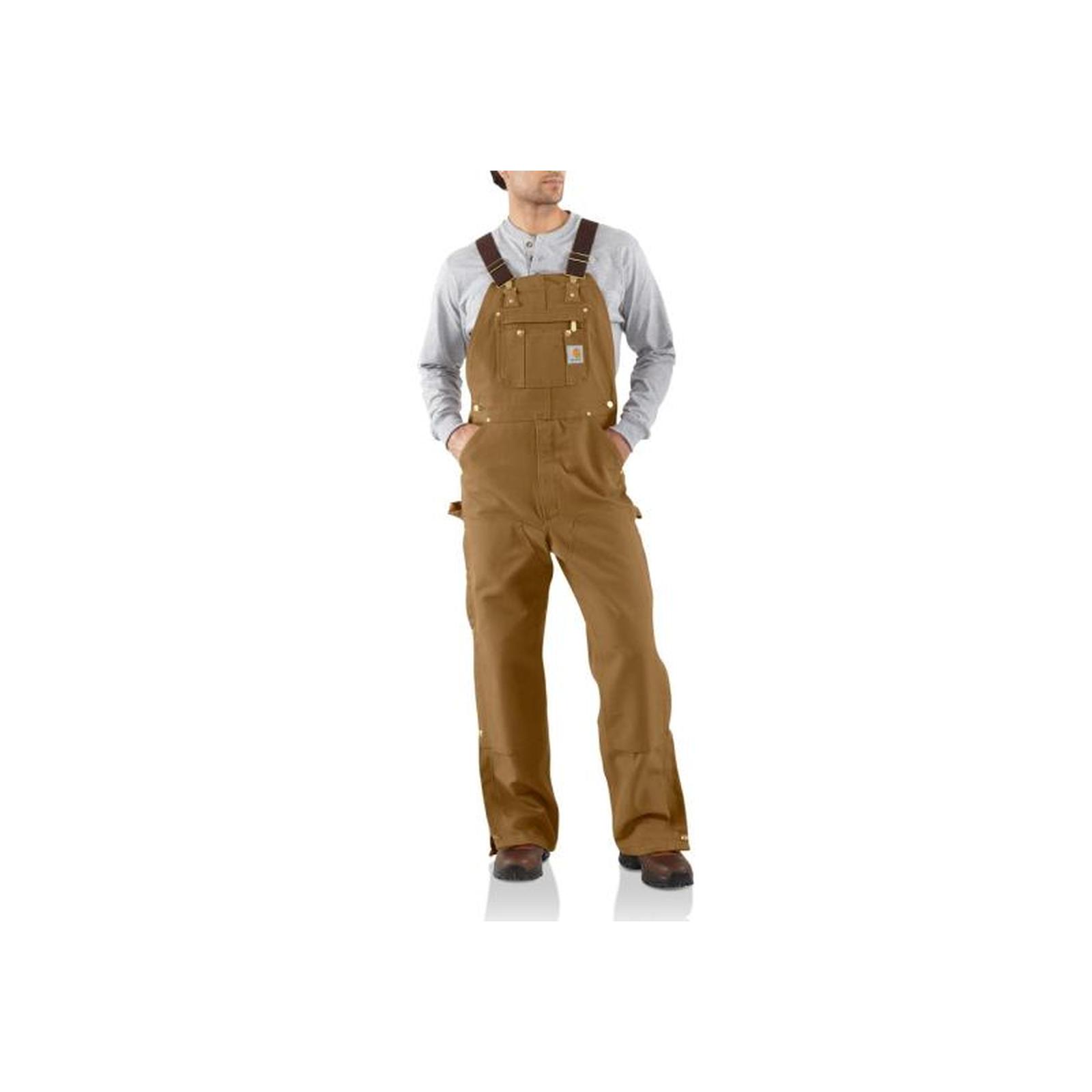 Carhartt Mens Zip to Thigh Bib Overalls - Fin Feather Fur Outfitters