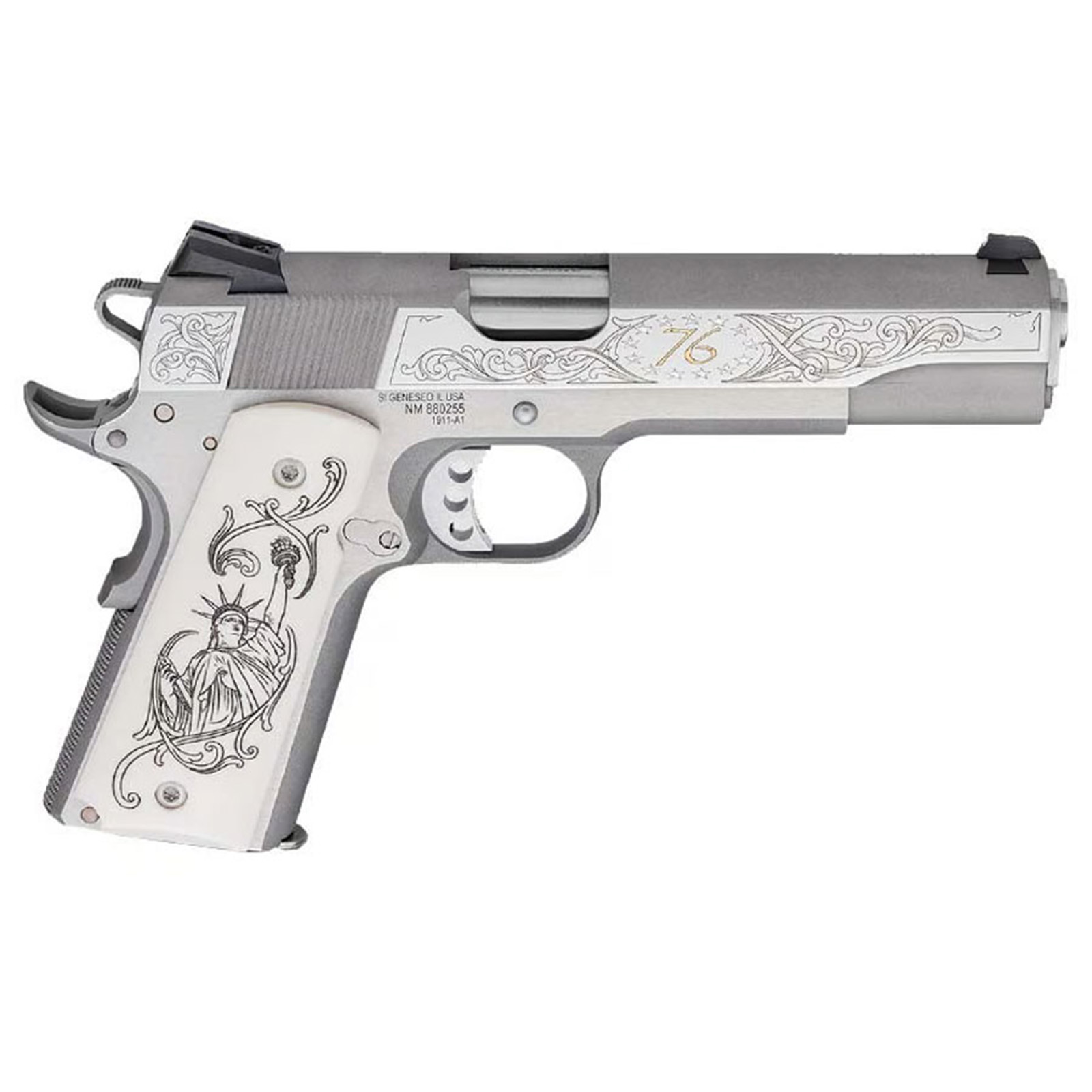Springfield Armory 1911 Garrison Patriot Engraved .45ACP 5in 7+1