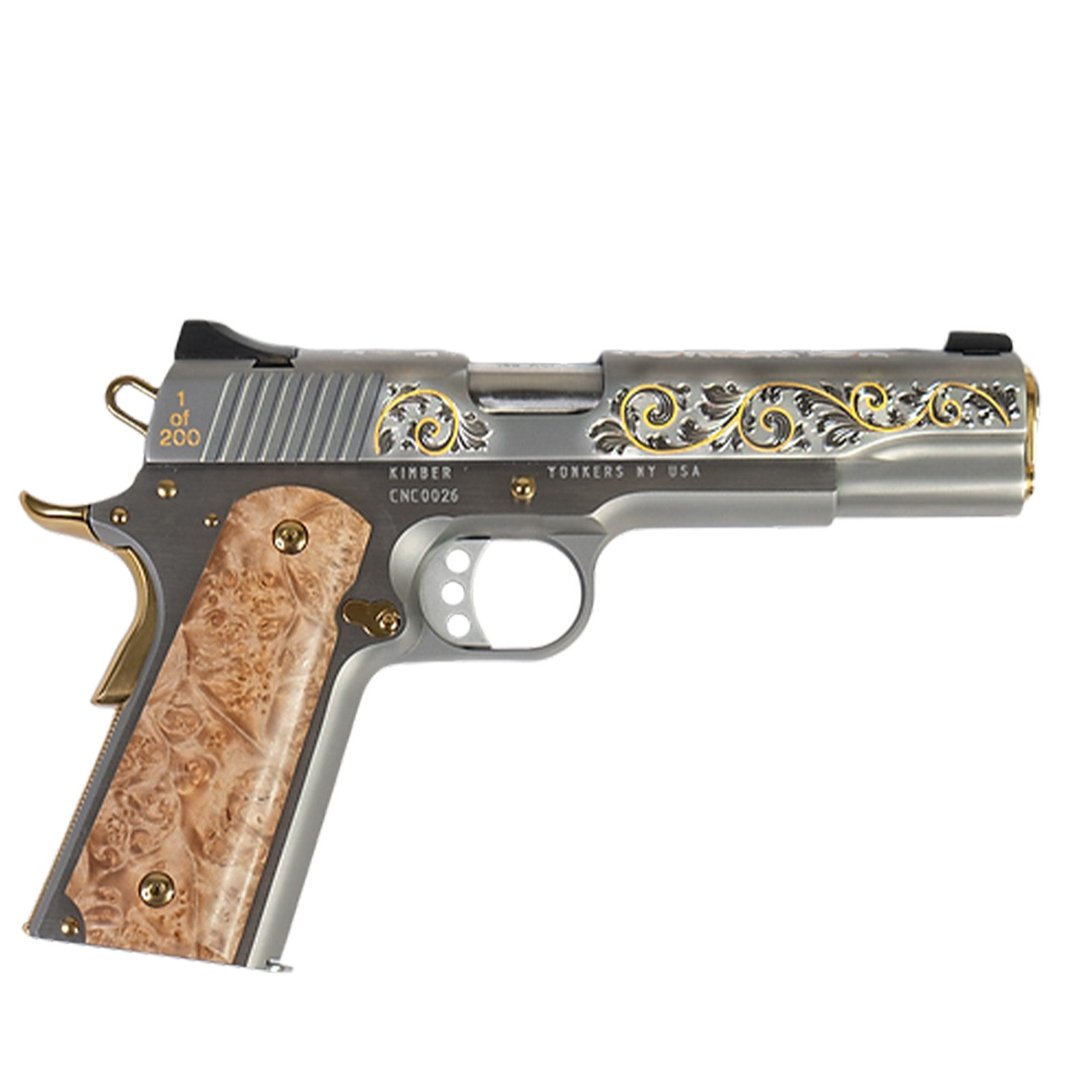 CNC Firearms Kimber 1911 Stainless Deluxe 45 ACP 5