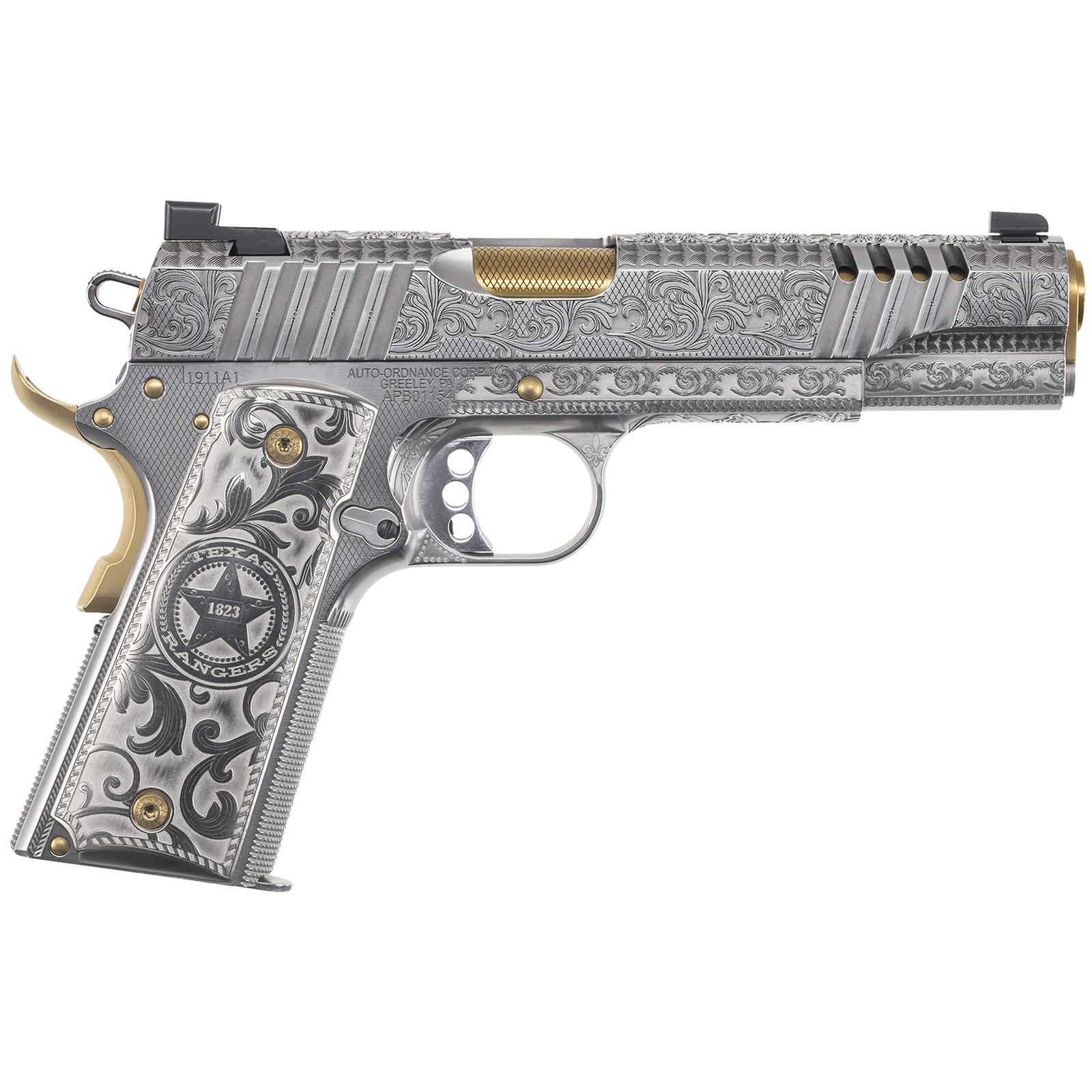 Auto-Ordnance 1911TCAC17 Texas Ranger Special Edition 45 ACP 7+1 5