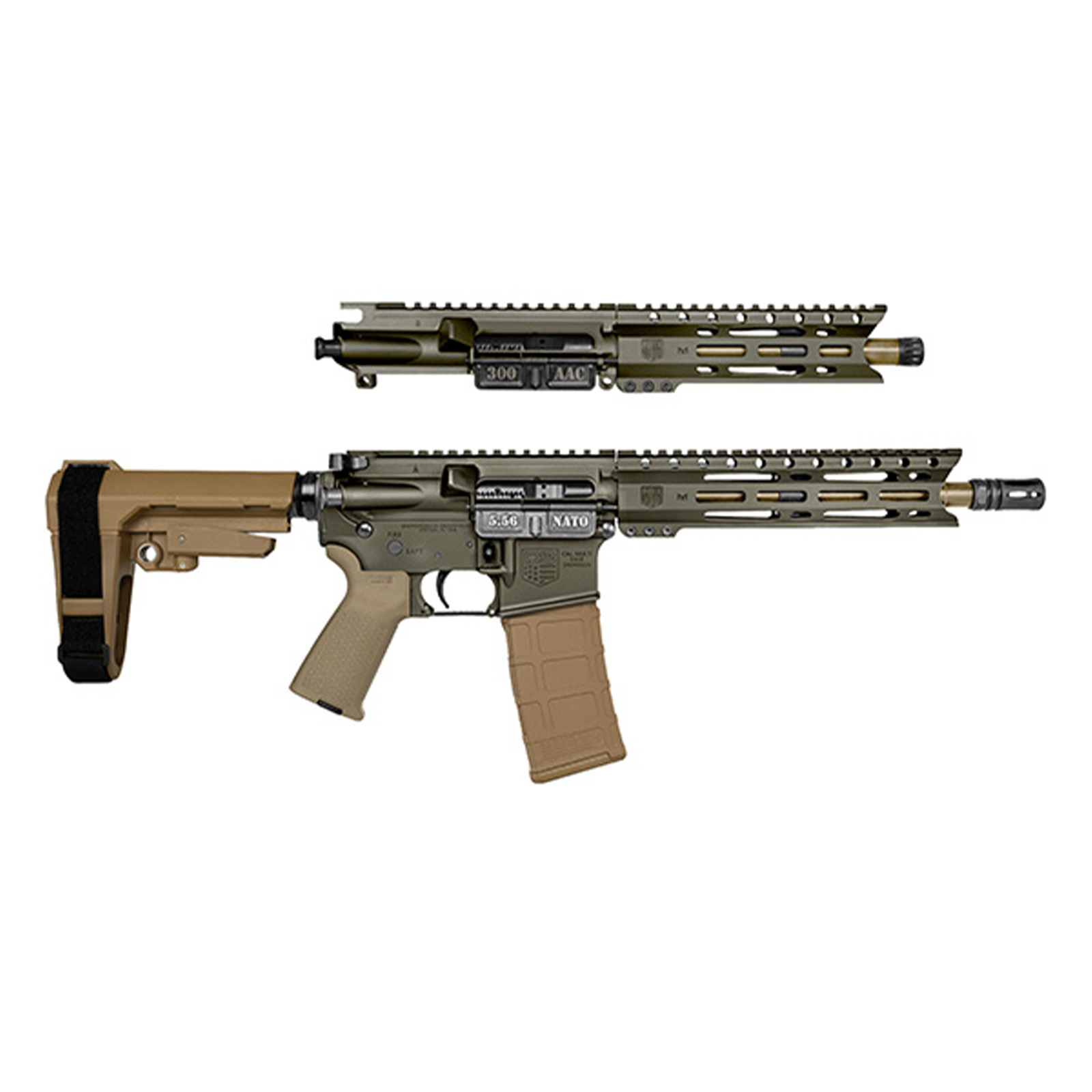 Diamondback DB15 Combo 5.56 NATO / 300 Blackout 10