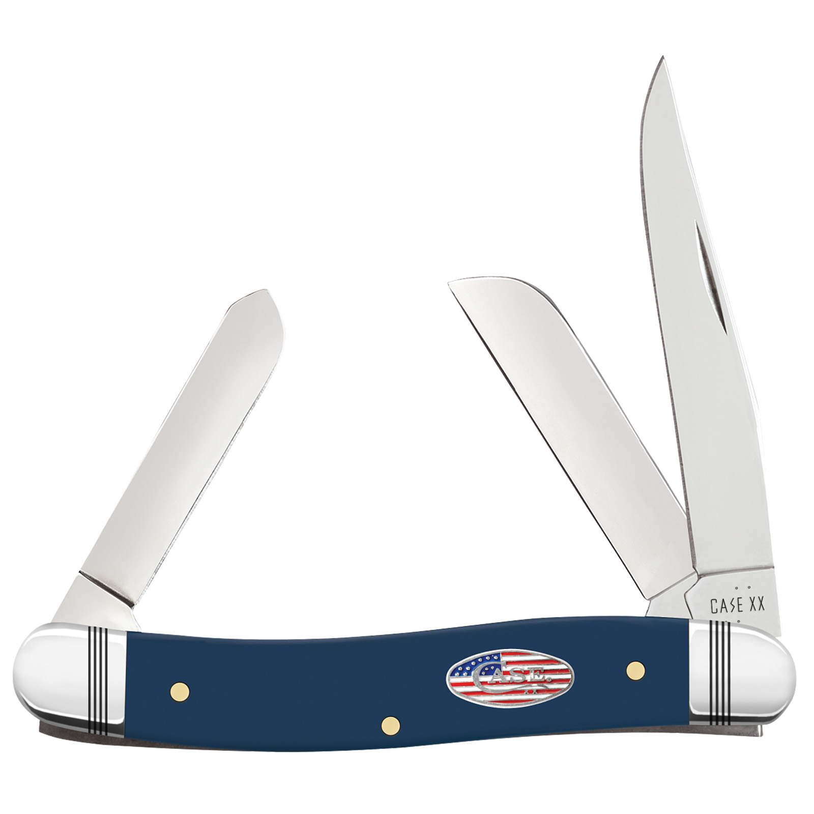 Case XX Stockman SHOT Show Navy Blue Stars & Stripes 10863