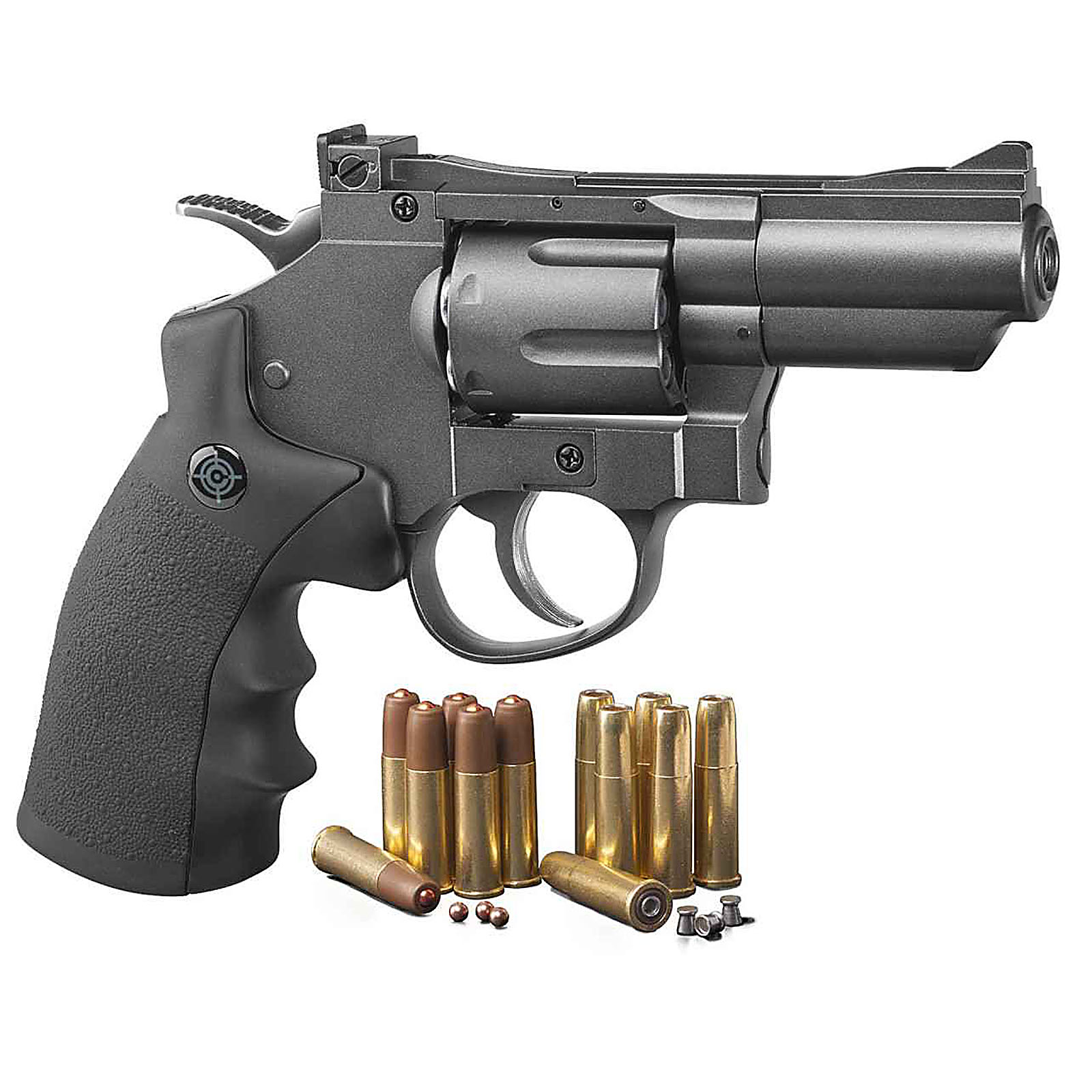 Crosman SNR357 CO2 Dual Ammo Full Metal Revolver, - Fin Feather