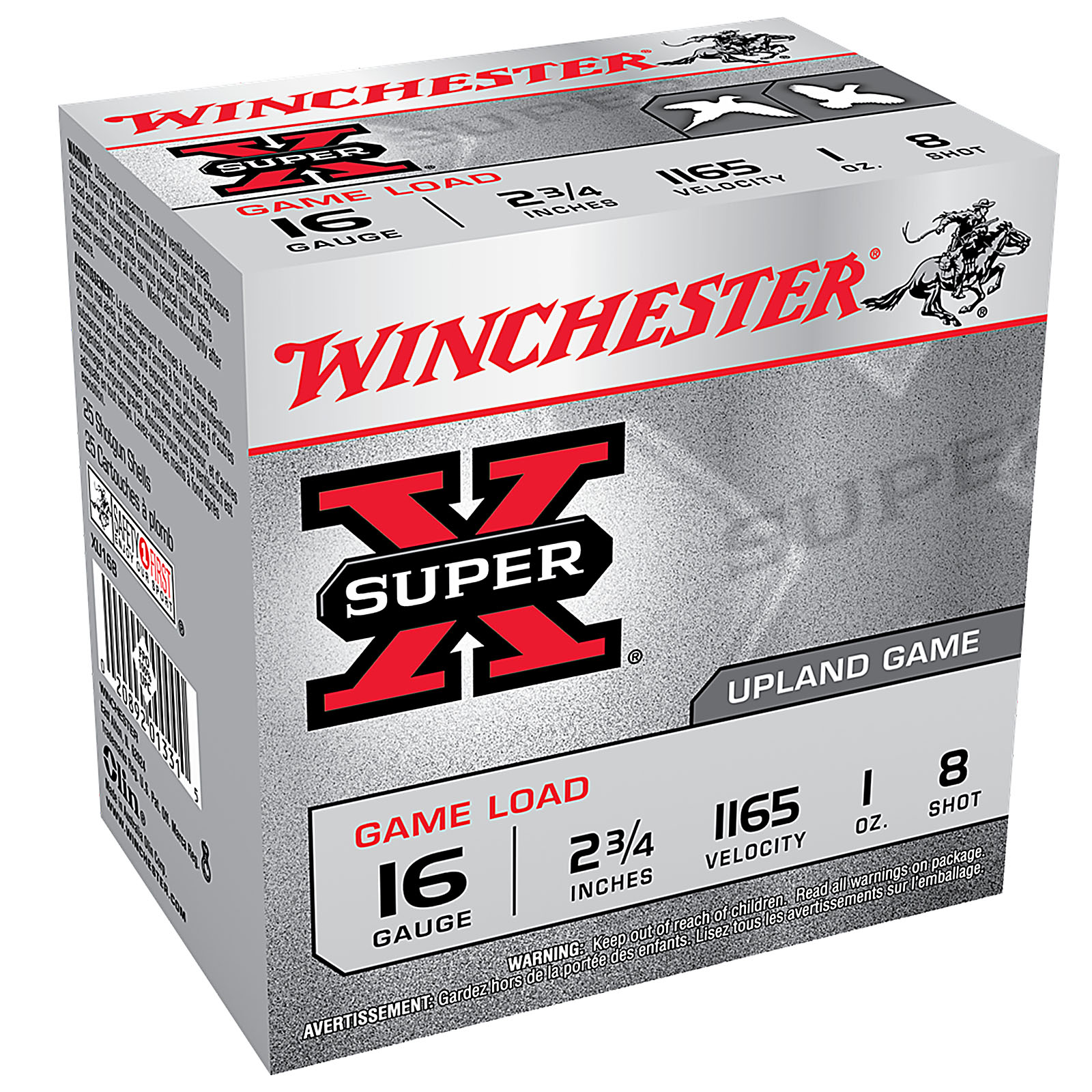 CHAMPION SUPER-8 ショットガン Winchester XU168 SuperX Game Load 16 Gauge 2.75
