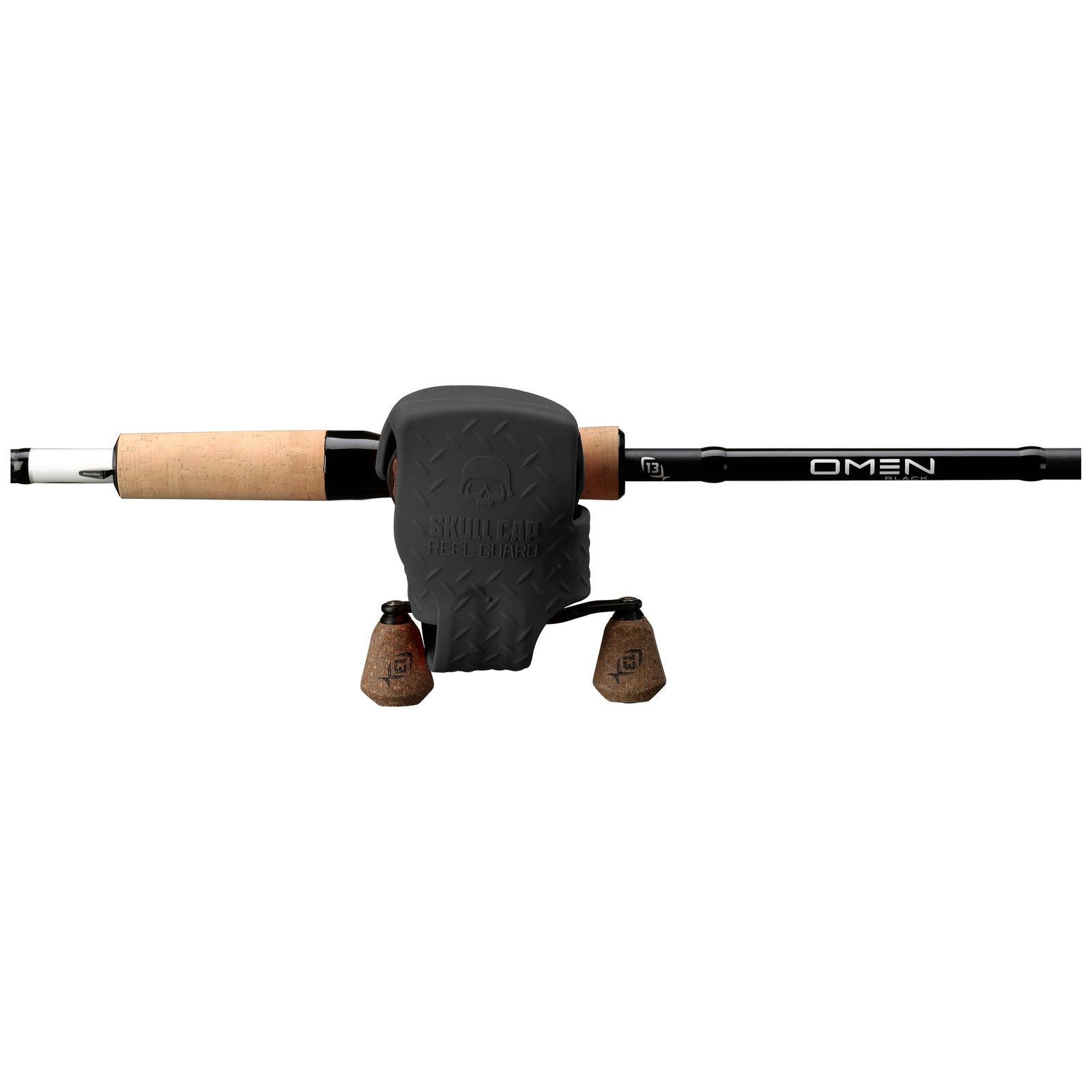 13 Skull Cap Baitcast Reel Cover Black