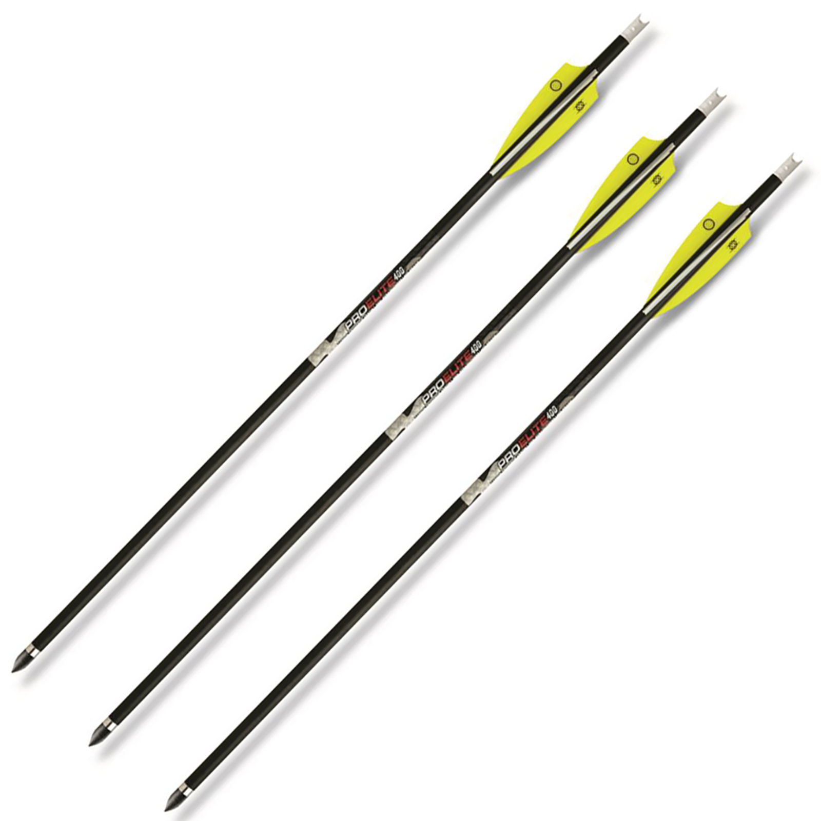TenPoint Pro Elite 400 Carbon Crossbow Arrows - 3 Pack - Fin