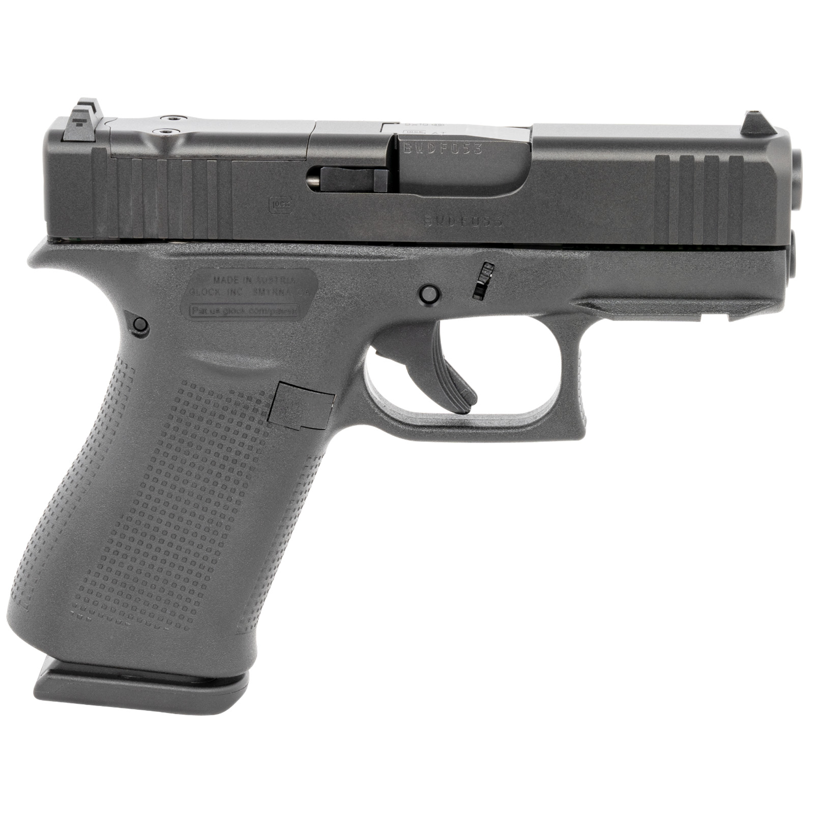 Glock 43X MOS 9mm, PX4350201FRMOS - Fin Feather Fur Outfitters