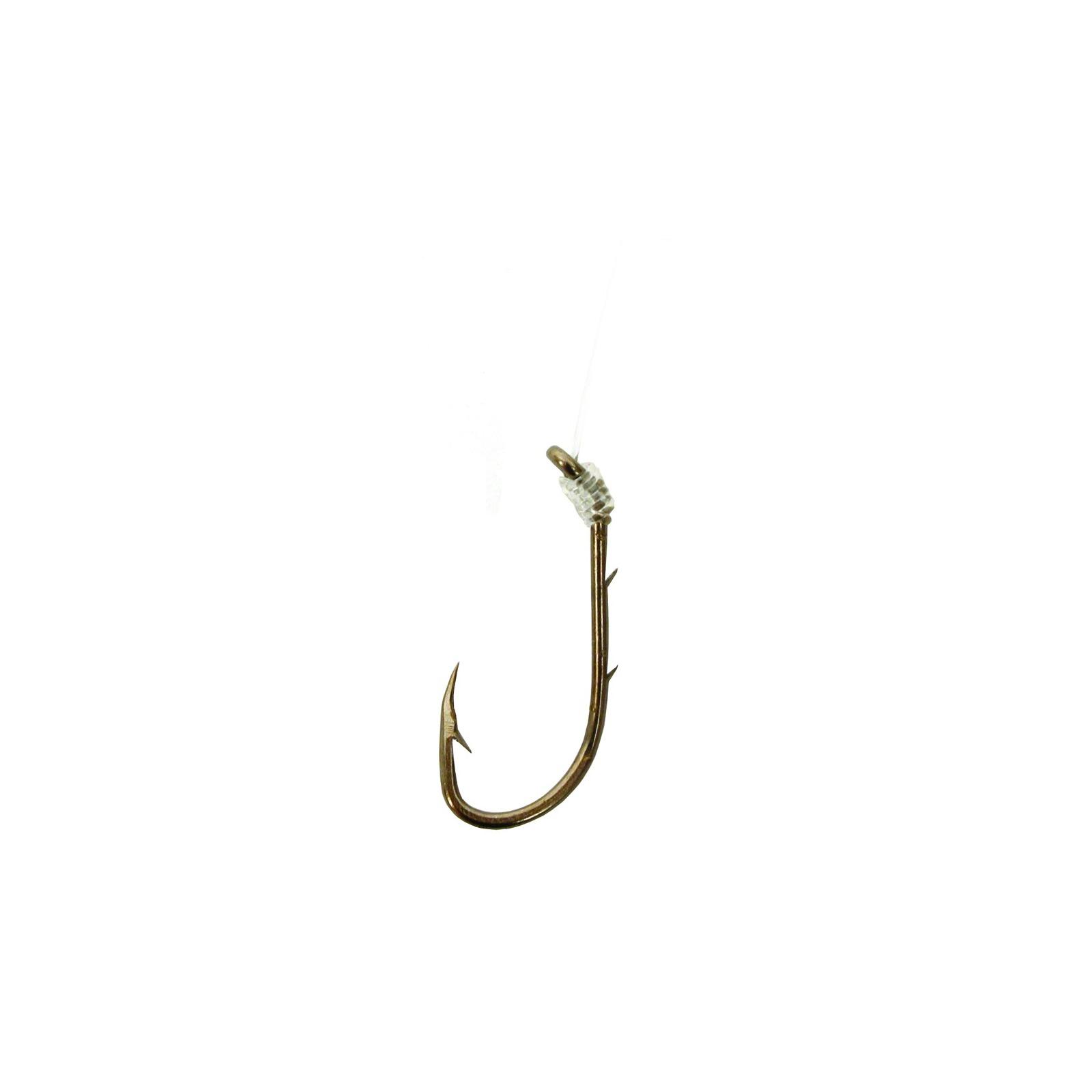 EAGLE CLAW FISHING HOOKS DOUBLE SNELL FREE SHIPPING SZ 6 QTY 6
