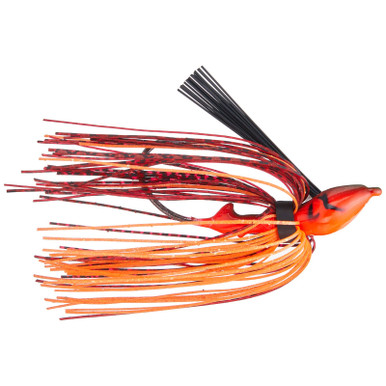 Strike King Denny Brauer Structure Jig Fire Craw 3/4 - Fin Feather Fur ...