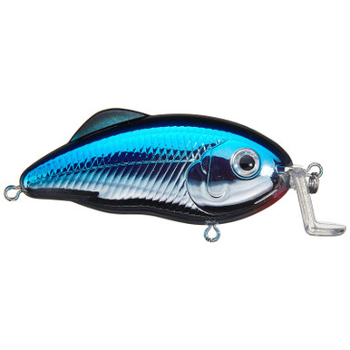 Strike King Hybrid Hunter Jr. Crankbait Chrome Blue - Fin Feather Fur ...