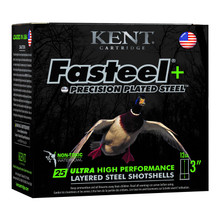 12 Gauge Ammo - Kent Cartridge Fasteel + BB Case 1-1/4oz Kent Cartridge Fasteel + BB Case 1-1/4oz Ammo