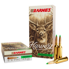 6.5 PRC Ammo - Barnes Harvest Sierra Tipped GameKing Case Barnes Harvest Sierra Tipped GameKing Case Ammo