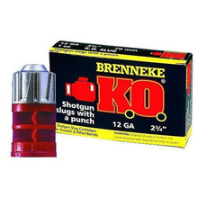 12 Gauge Ammo - Brenneke KO Rifled Slugs 1oz Brenneke KO Rifled Slugs 1oz Ammo