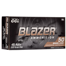 CCI Blazer Brass FMJ Ammo