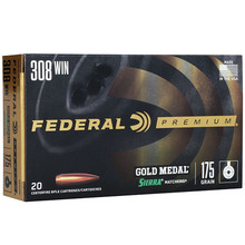 Federal Gold Medal Sierra Match King HPBT Ammo