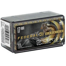 17 HMR Ammo - Federal Premium V Shok Speer JHP TNT Federal Premium V Shok Speer JHP TNT Ammo