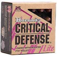 Hornady Critical Defense Lite FTX Ammo