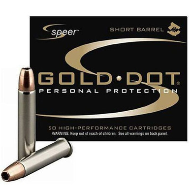 Speer .22 WMR 40gr GOLD DOT Nickel-Plated Brass – 50rd