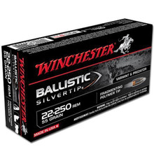 22-250 Ammo - Winchester Ballistic Silvertip Winchester Ballistic Silvertip Ammo
