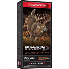 270 WSM Ammo - Winchester Ballistic Silvertip Winchester Ballistic Silvertip Ammo