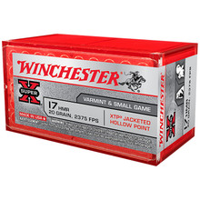 17 HMR Ammo - Winchester SuperX JHP Winchester SuperX JHP Ammo