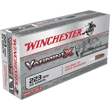 Winchester X223P Varmint X .223 55 GR Poly Tip 20 Rounds - Fin