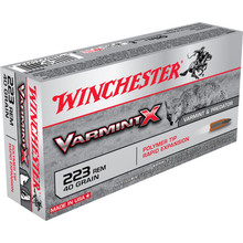 Winchester Varmint X Poly Tip Ammo