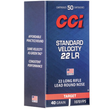 CCI Standard Velocity LRN Ammo