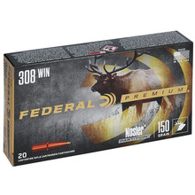 308/7.62x51mm Ammo - Federal Premium Nosler Partition Federal Premium Nosler Partition Ammo
