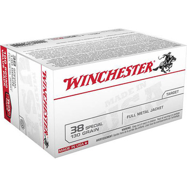 Winchester .38 Special 130gr FMJ – 100rd
