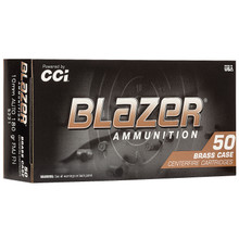 CCI Blazer Brass Flat Nose FMJ Ammo