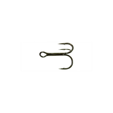 Gamakatsu Round Bend Treble Hook-2X Strong, 1 / Black