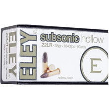 Eley Subsonic Hollow Lead HP Ammo