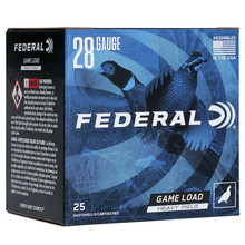 Federal Game Shok Upland Hi-Brass Load Lead 1oz Ammo