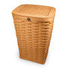 Peterboro Tall Laundry Hamper with Woven Lid