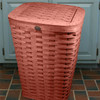 Peterboro Tall Laundry Hamper with Woven Lid