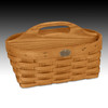 Peterboro Oval Work Basket with Divider