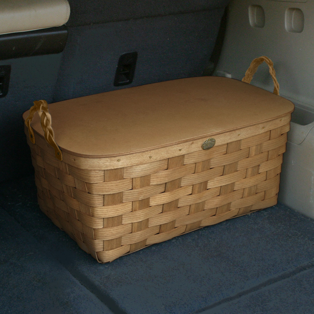 Storage Basket | Peterboro Deluxe Storage Basket with Lid